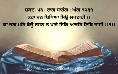 kahaa man bikhi-aa si-o laptaahee